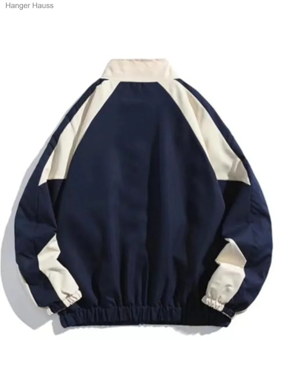 Vintage Racing Colorblock Windbreaker Jacket Oversized Hip Hop Varsity